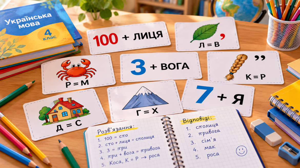 Ребуси для 4 класу